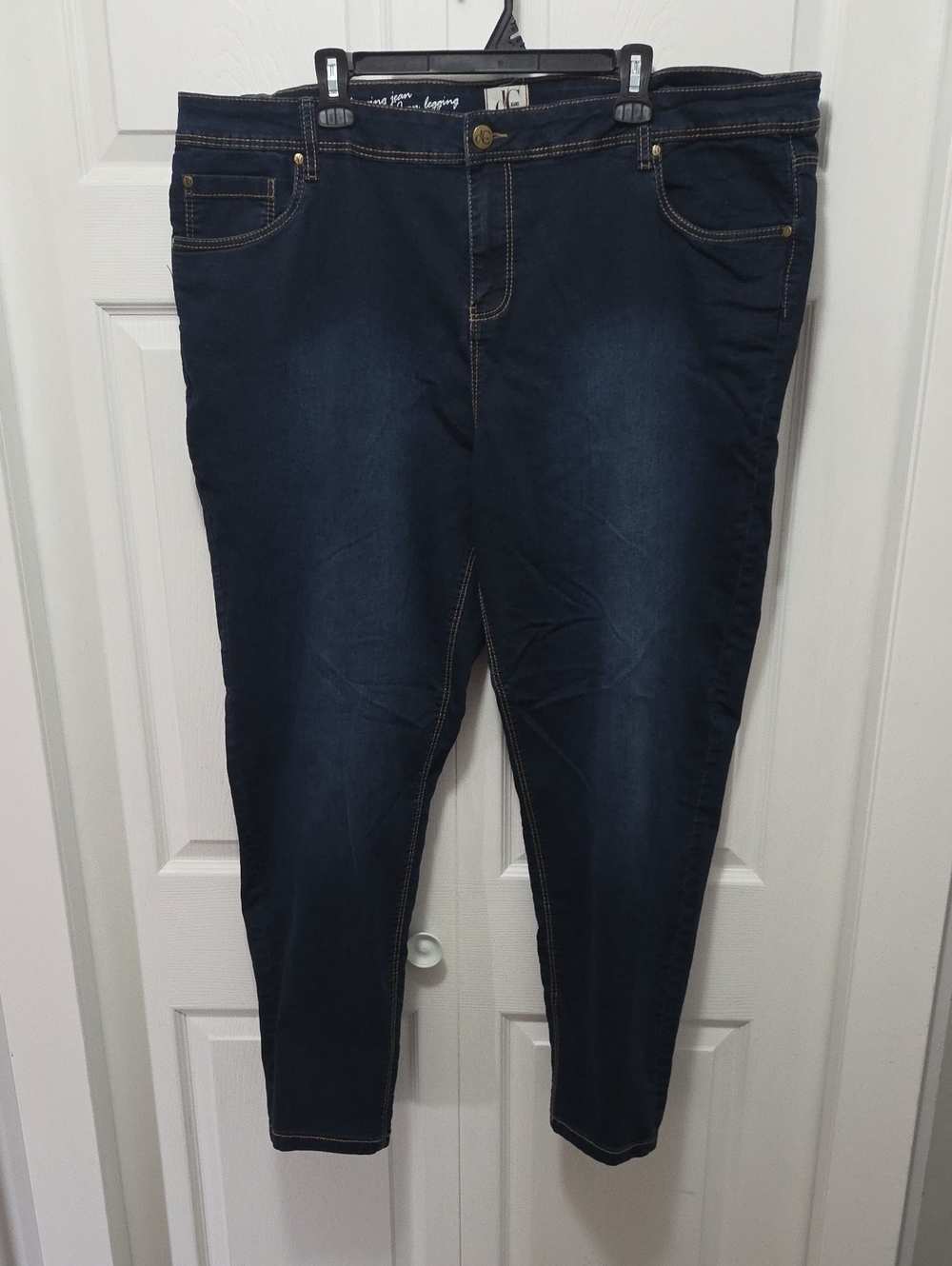 D/c Jeans Size 26 Dark Blue Stretch Jeggings with Classic Pocket Detail